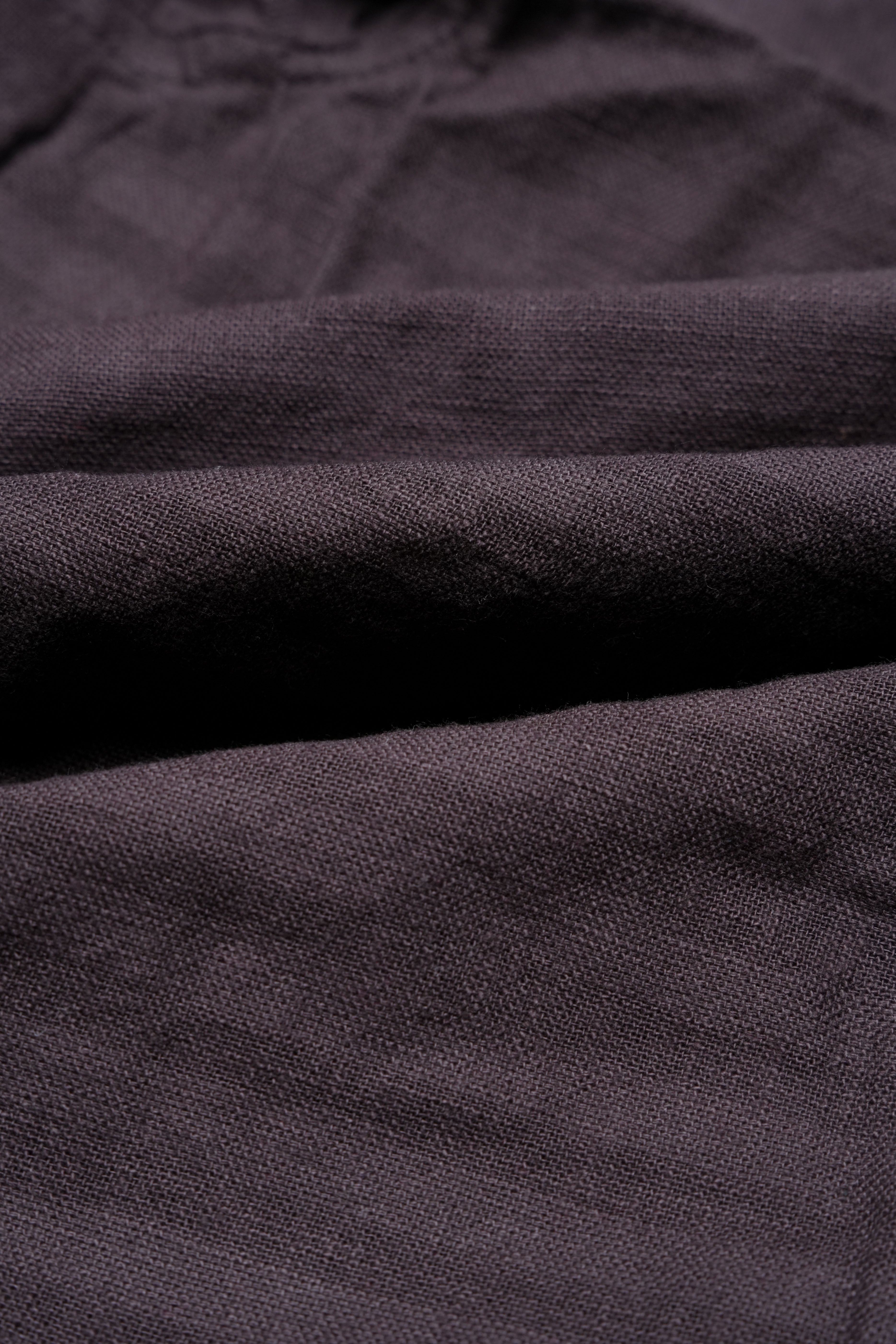 Premium Dobby Stripe Linen Cotton Shirt – Brown