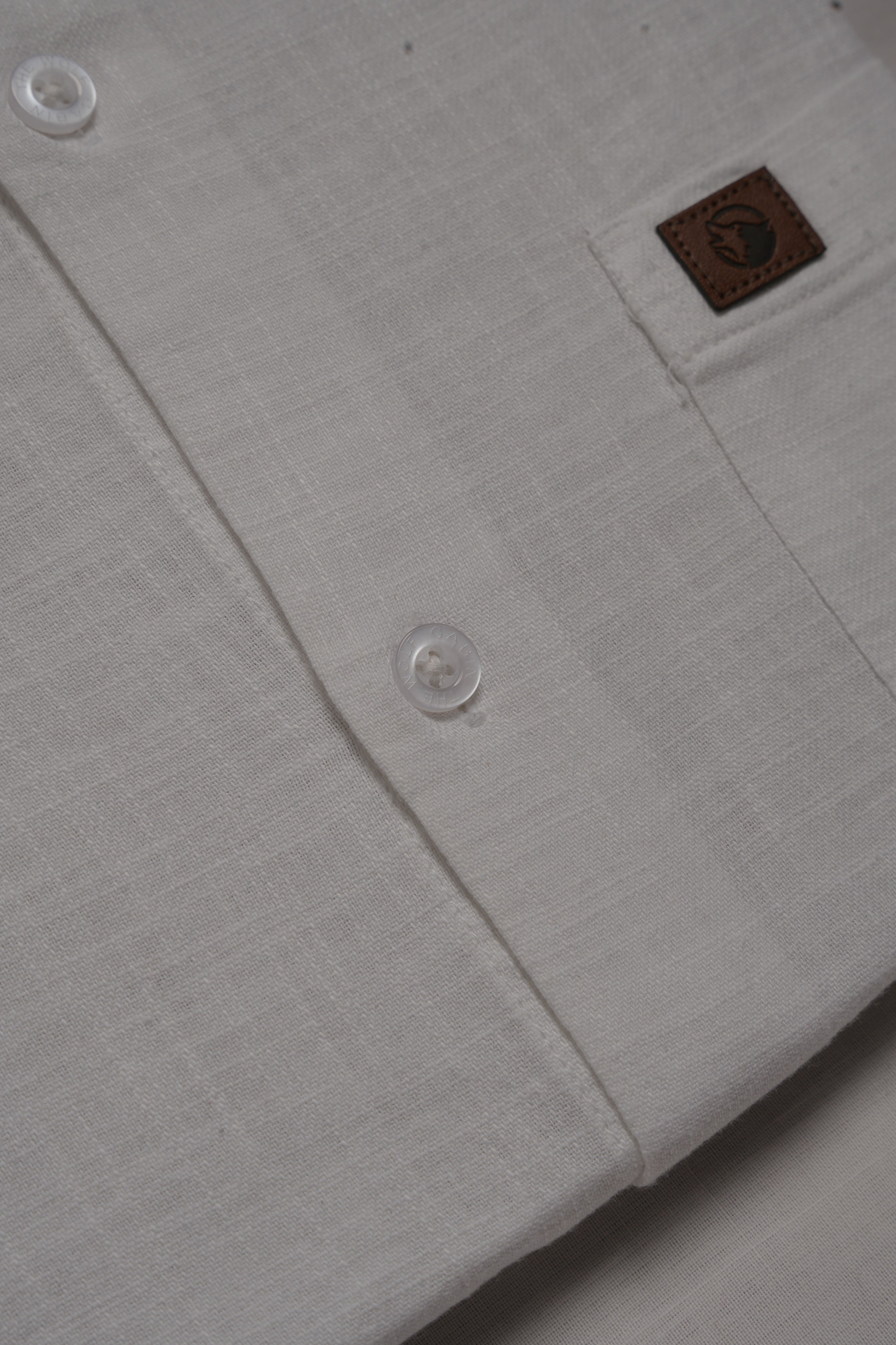 THE WOLF CABIN Semi formal shirts - white
