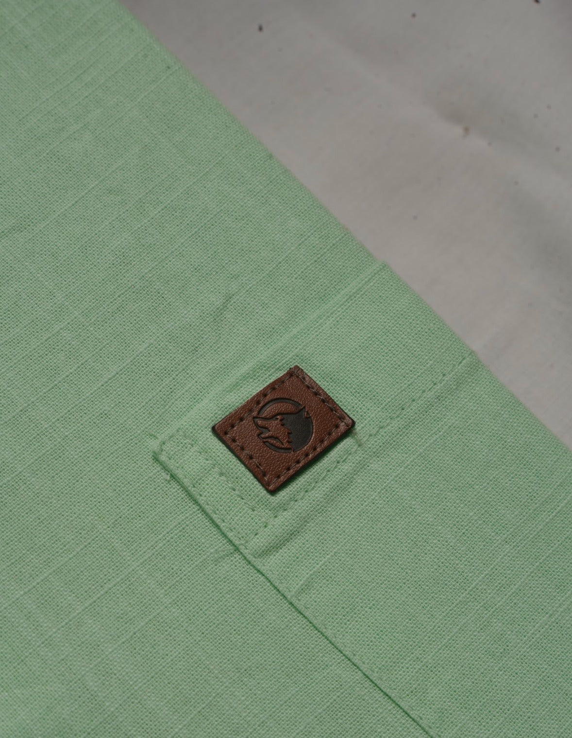 THE WOLF CABIN Semi formal shirts - Mint Green