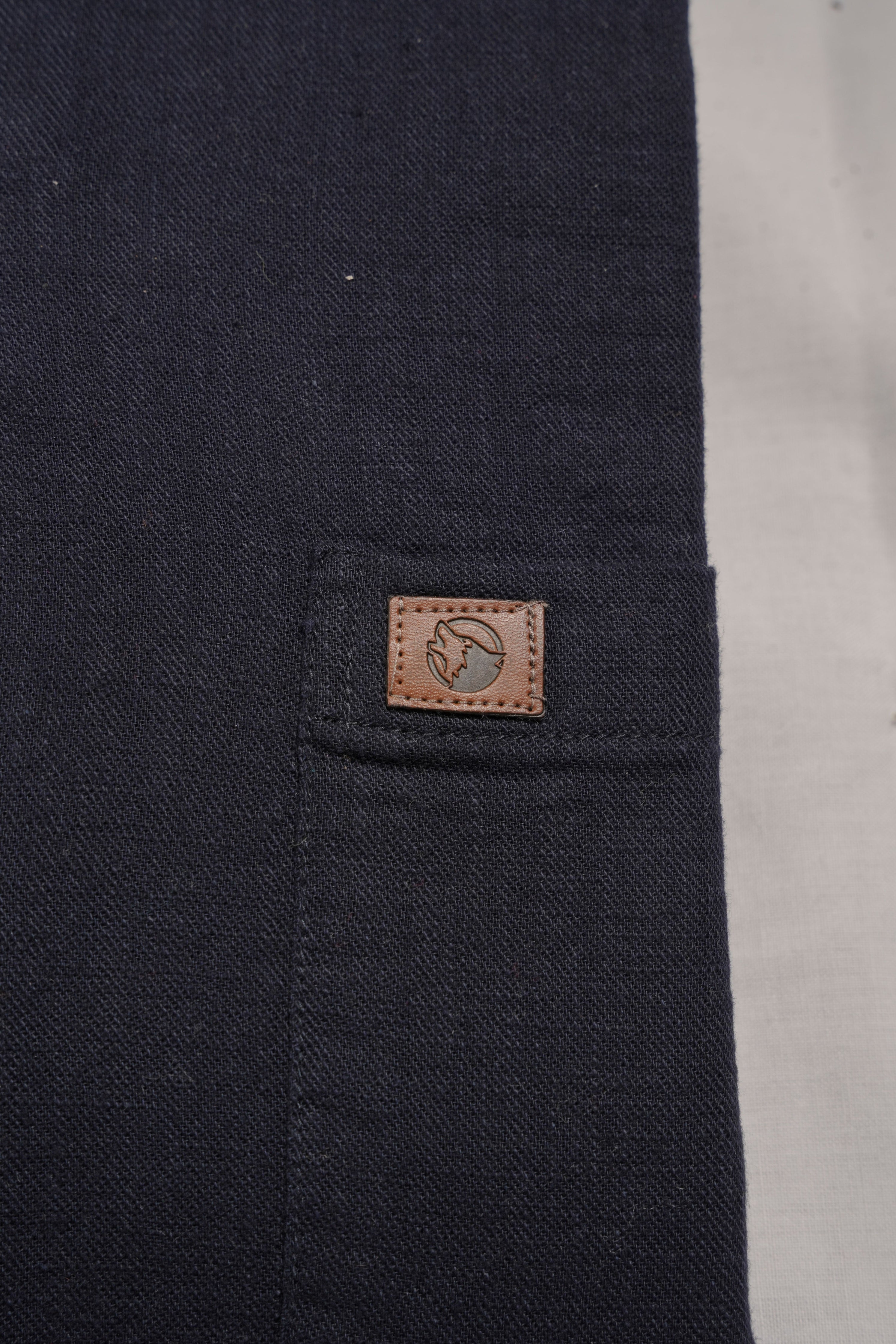 THE WOLF CABIN Semi formal shirts - Midnight Navy