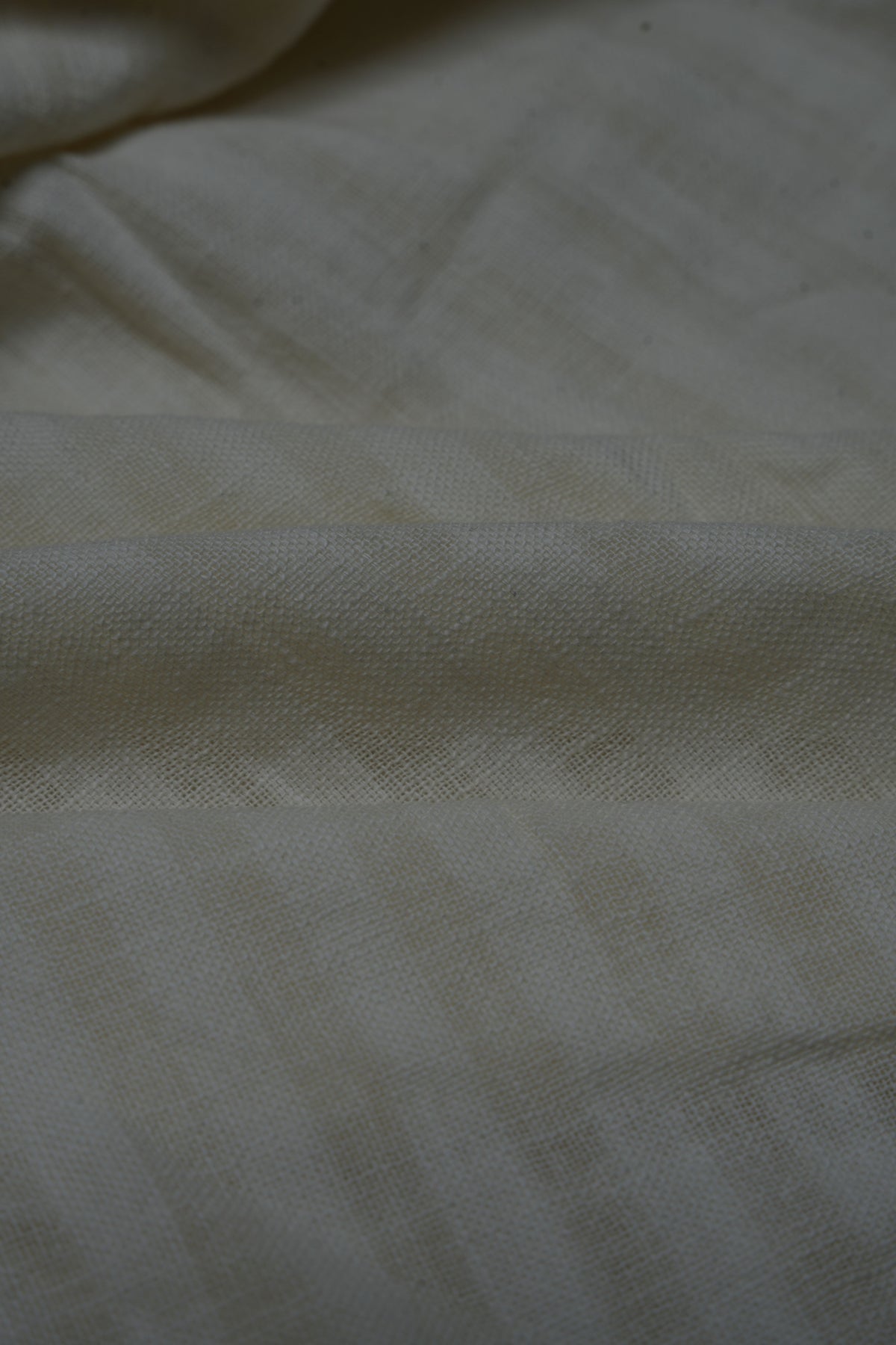 Premium Dobby Stripe Linen Cotton Shirt – Half White