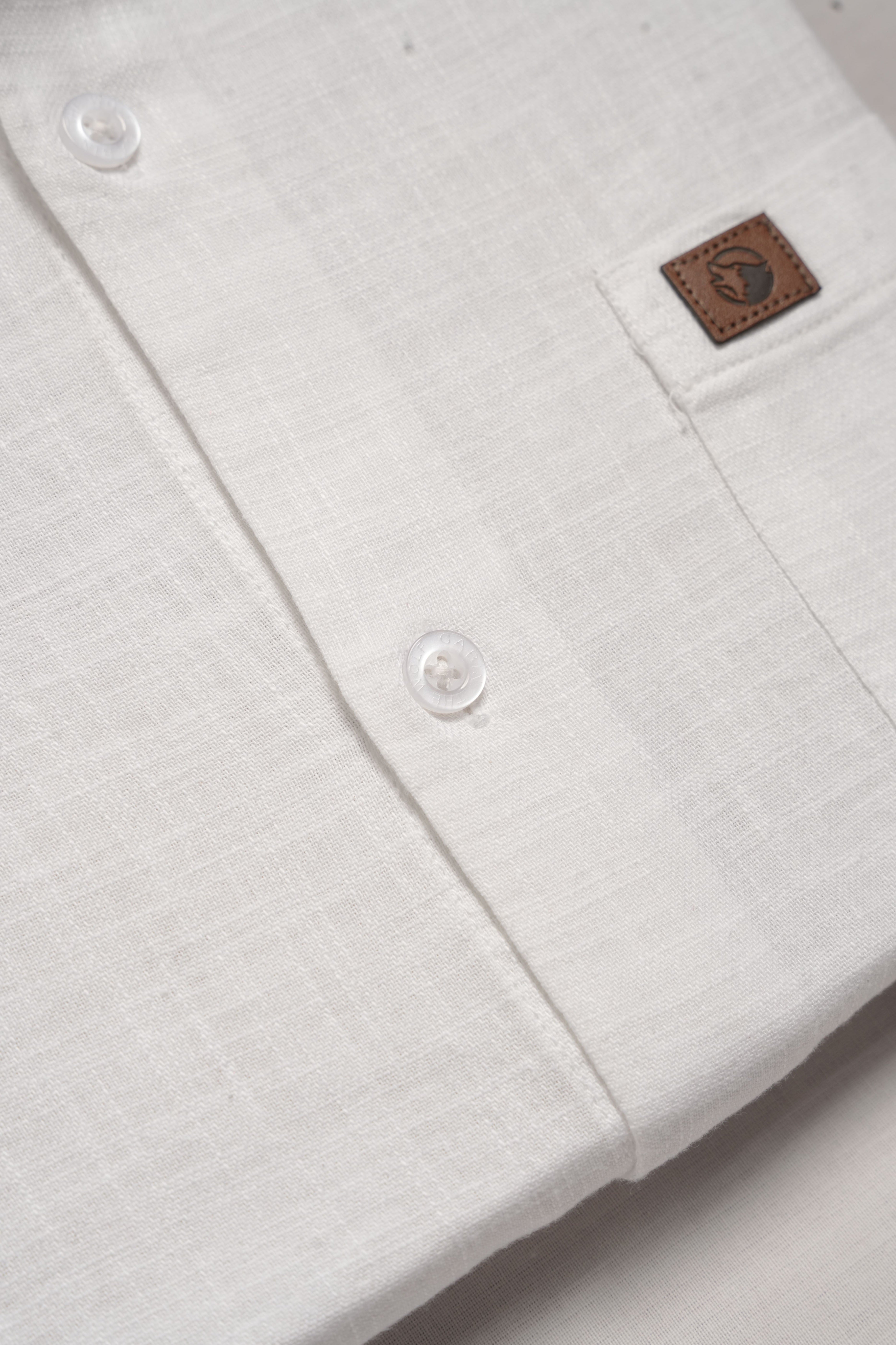 THE WOLF CABIN Semi formal shirts - white